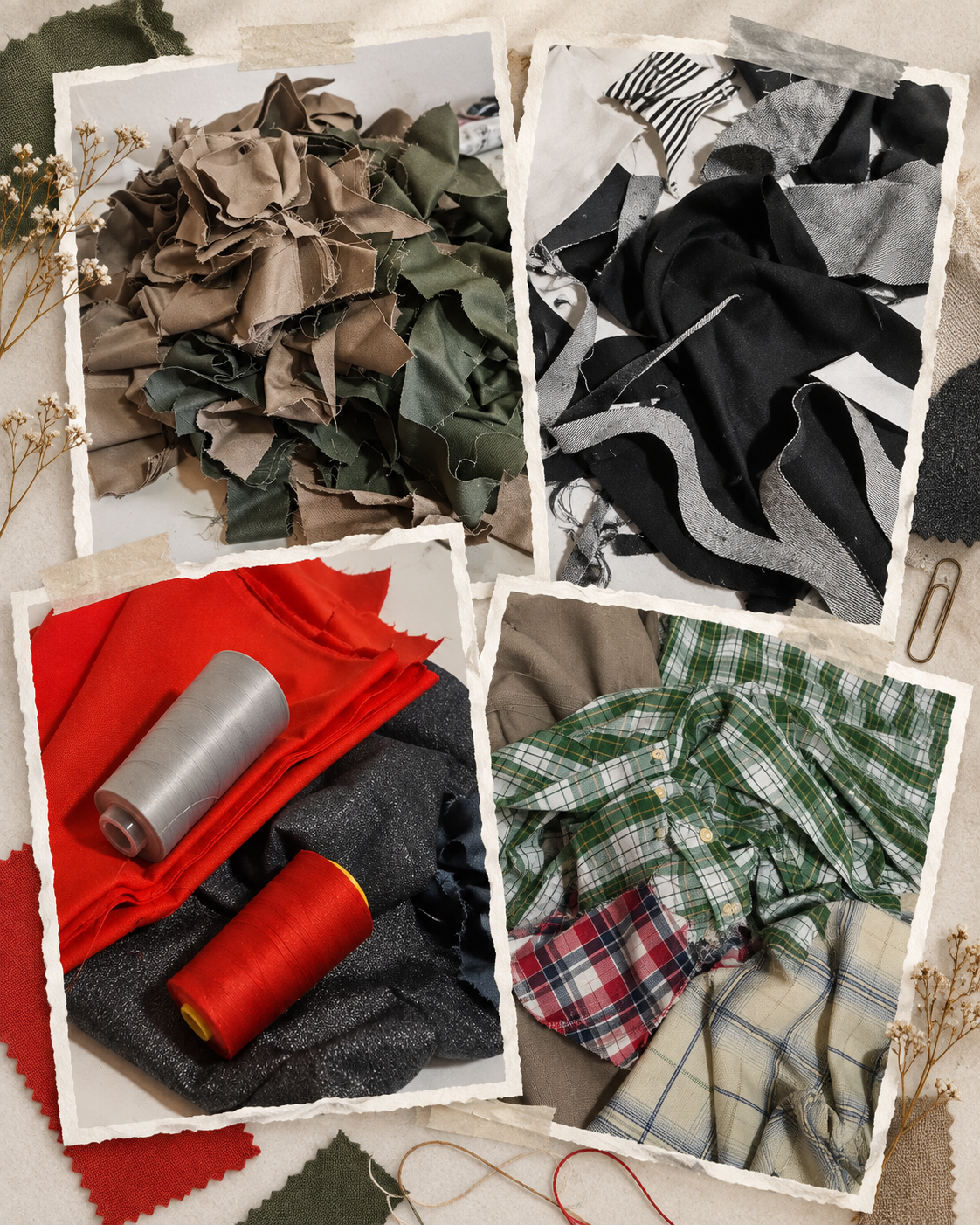 Textiles y materiales utilizados por KHAYÉN